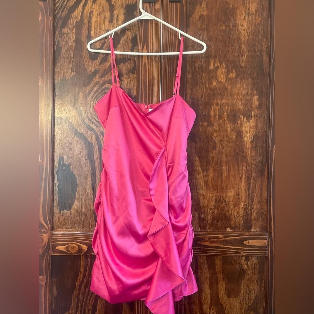 Revolve Likely Monaco Ruffle Drape Dress-nwt